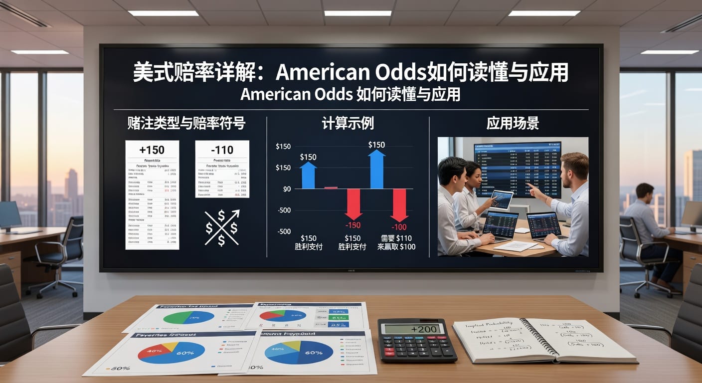 美式赔率 american odds 实战读法与换算要点